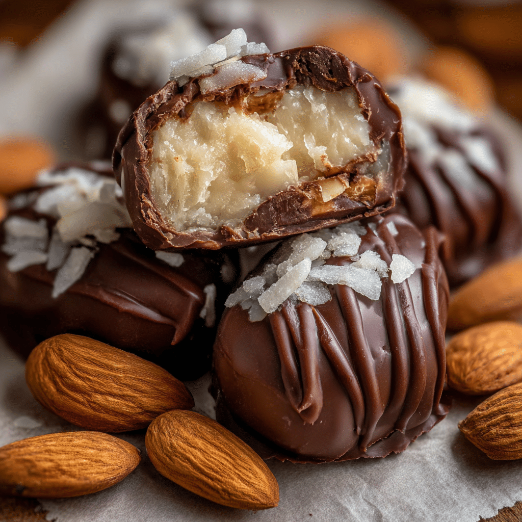 Homemade Almond Joys