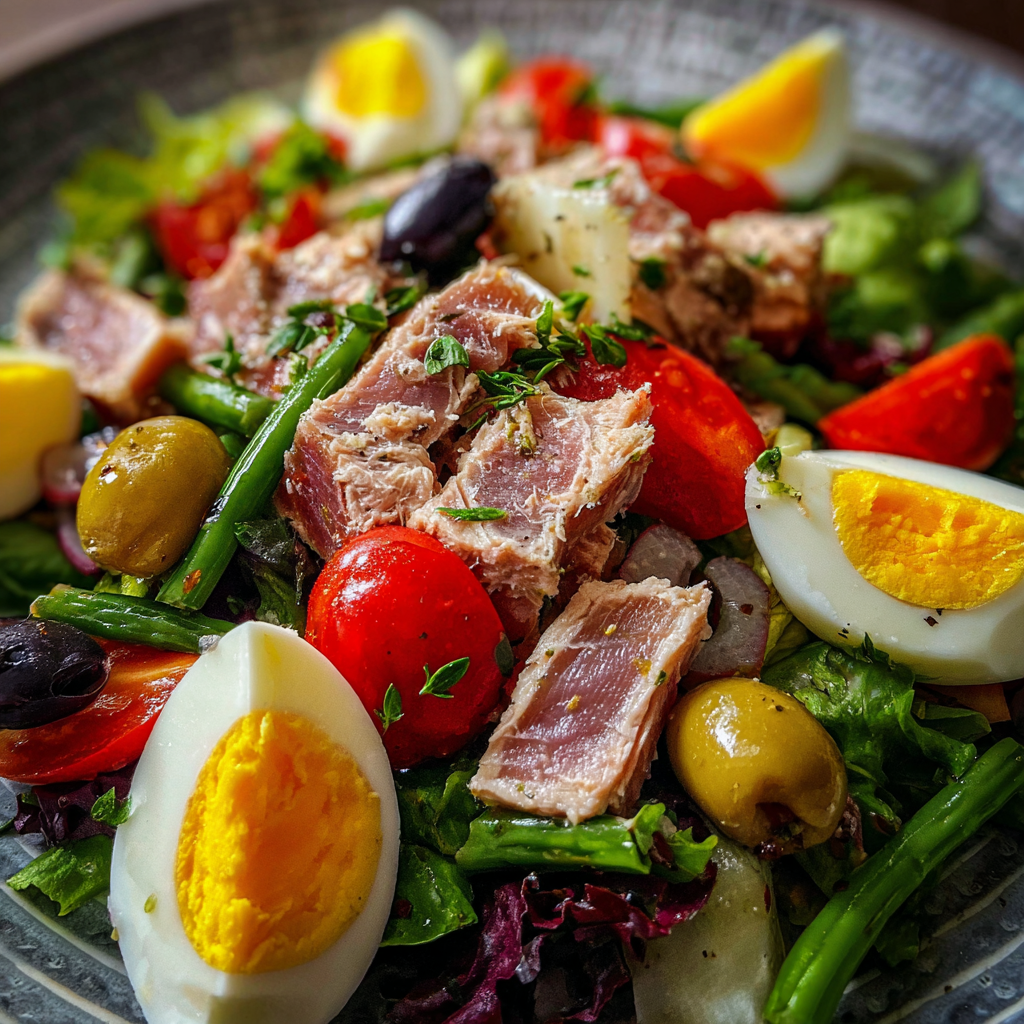 Nicoise Salad (French salad with tuna)