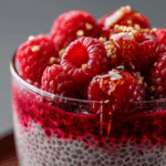 Raspberry Chia Pudding with Maple Syrup