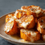 Sweet Potato Bites with Cheese