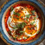 Turkish Eggs Cilbir