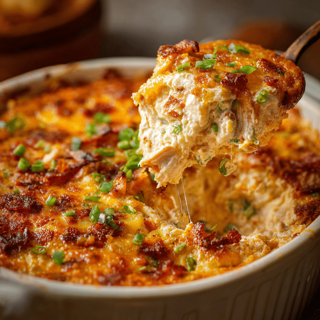 Warm Crack Chicken Dip