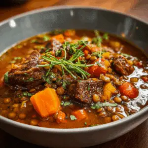 Beef Lentil Stew