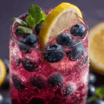 Blueberry Lemon Sparkling Drink