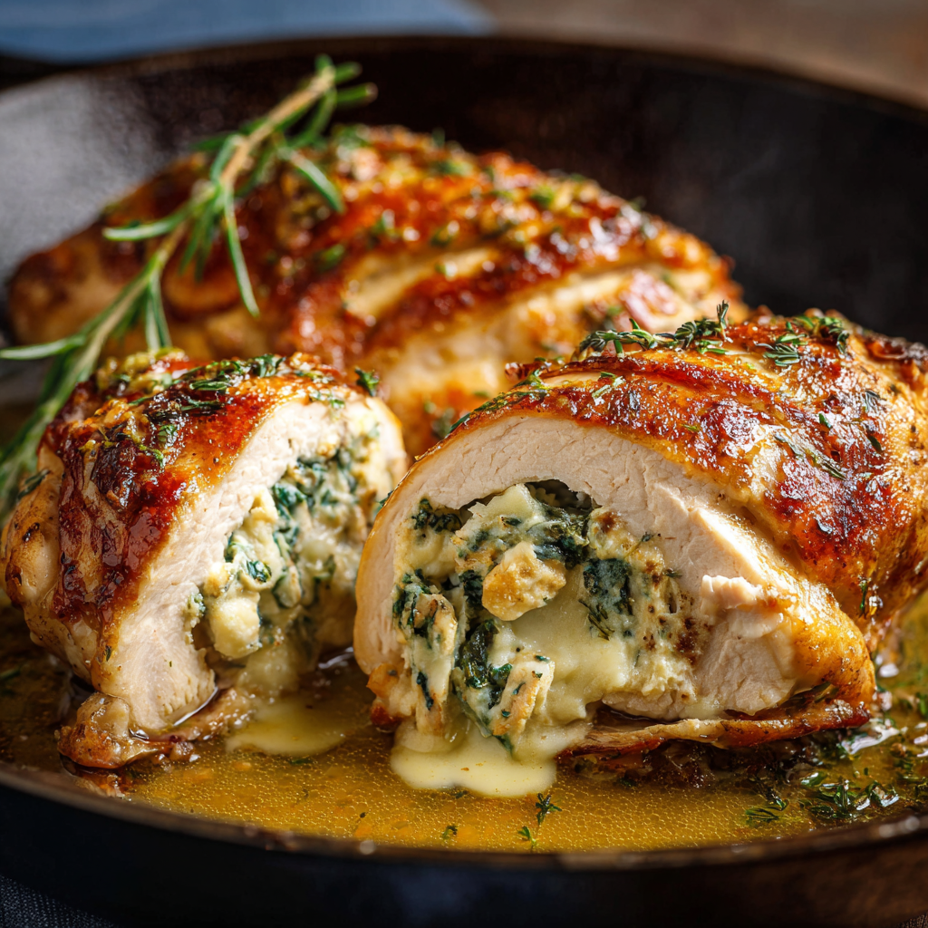 Boursin Stuffed Chicken Breast