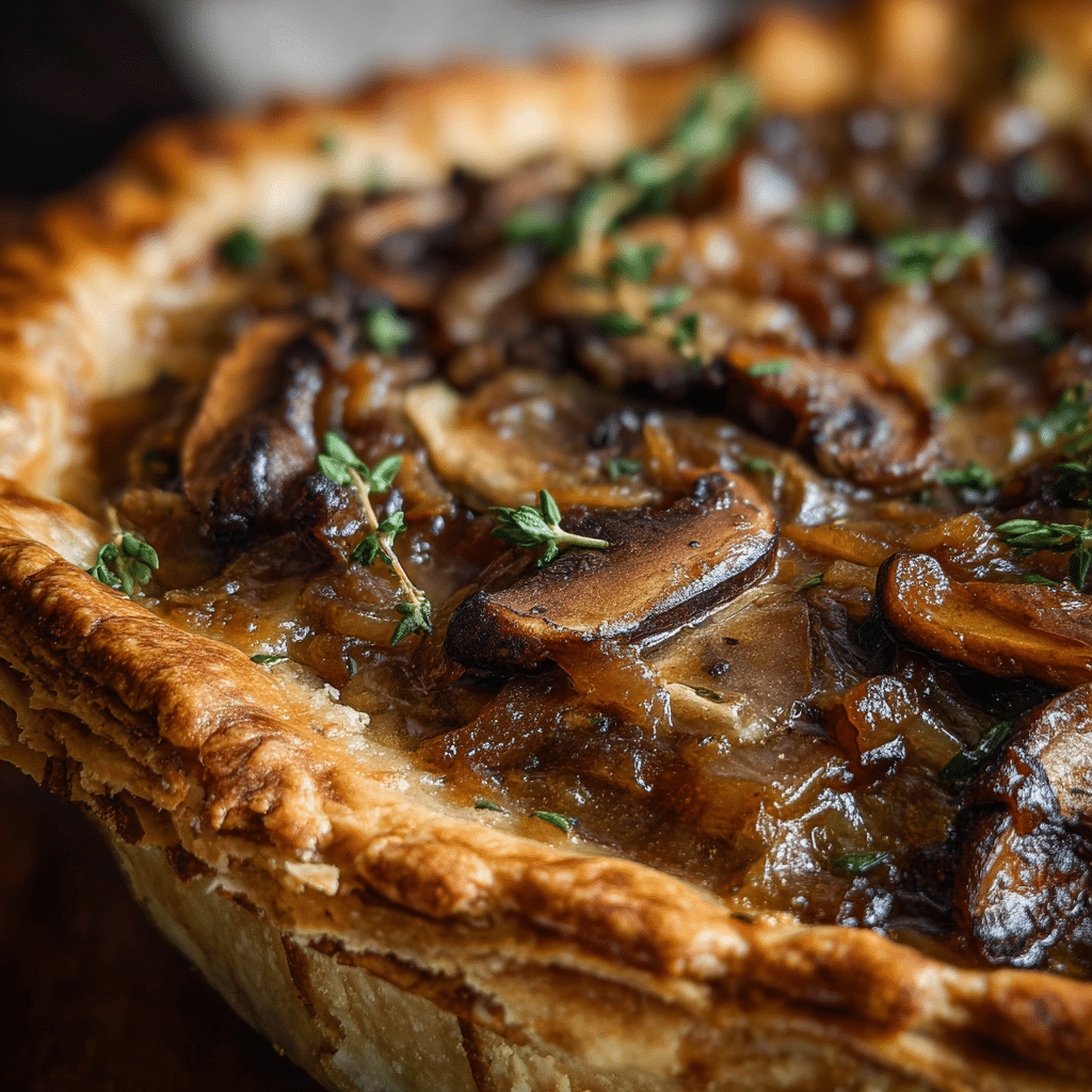 Caramelized Onion & Mushroom Pot Pie