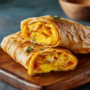 Cheese Omelette Wrap
