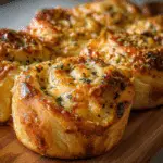 Cheesy Garlic Bread Rolls