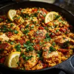 Chicken & Chorizo Rice Skillet
