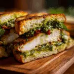 Chicken Schnitzel Pesto Sandwich