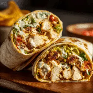 Chipotle Ranch Chicken Wraps