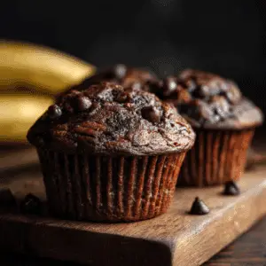 Chocolate Banana Muffins