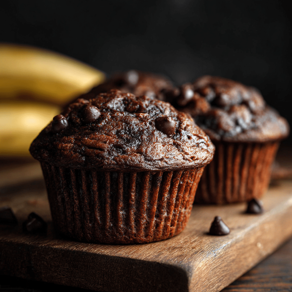 Chocolate Banana Muffins