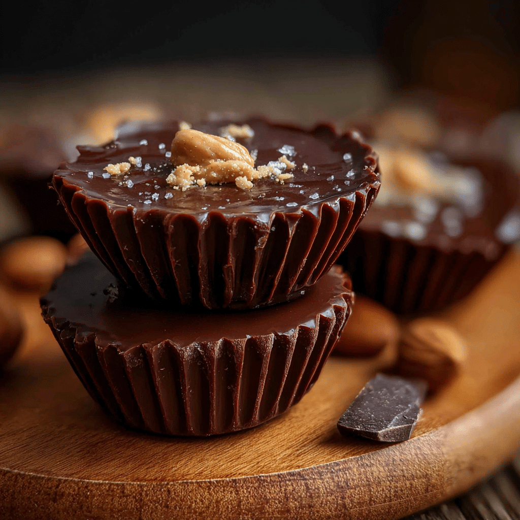 Chocolate Tahini Cups