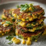 Corn Spinach Fritters