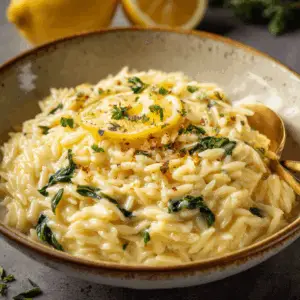 Creamy Lemon Orzo Recipe