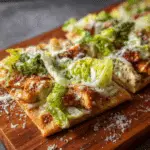 Crispy Chicken Caesar Flatbread