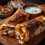 Crispy Chicken Shawarma Wraps