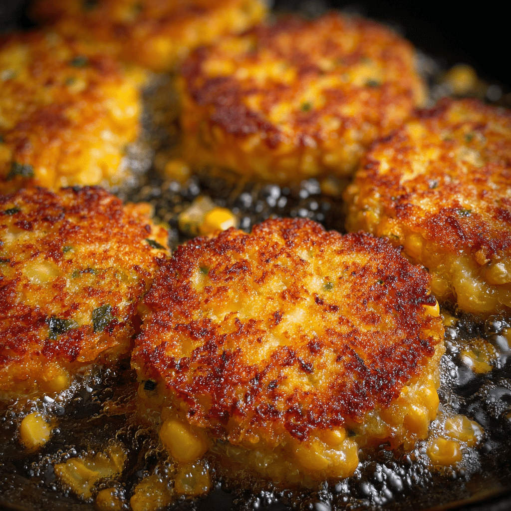 Crispy Corn Cheese Patties
