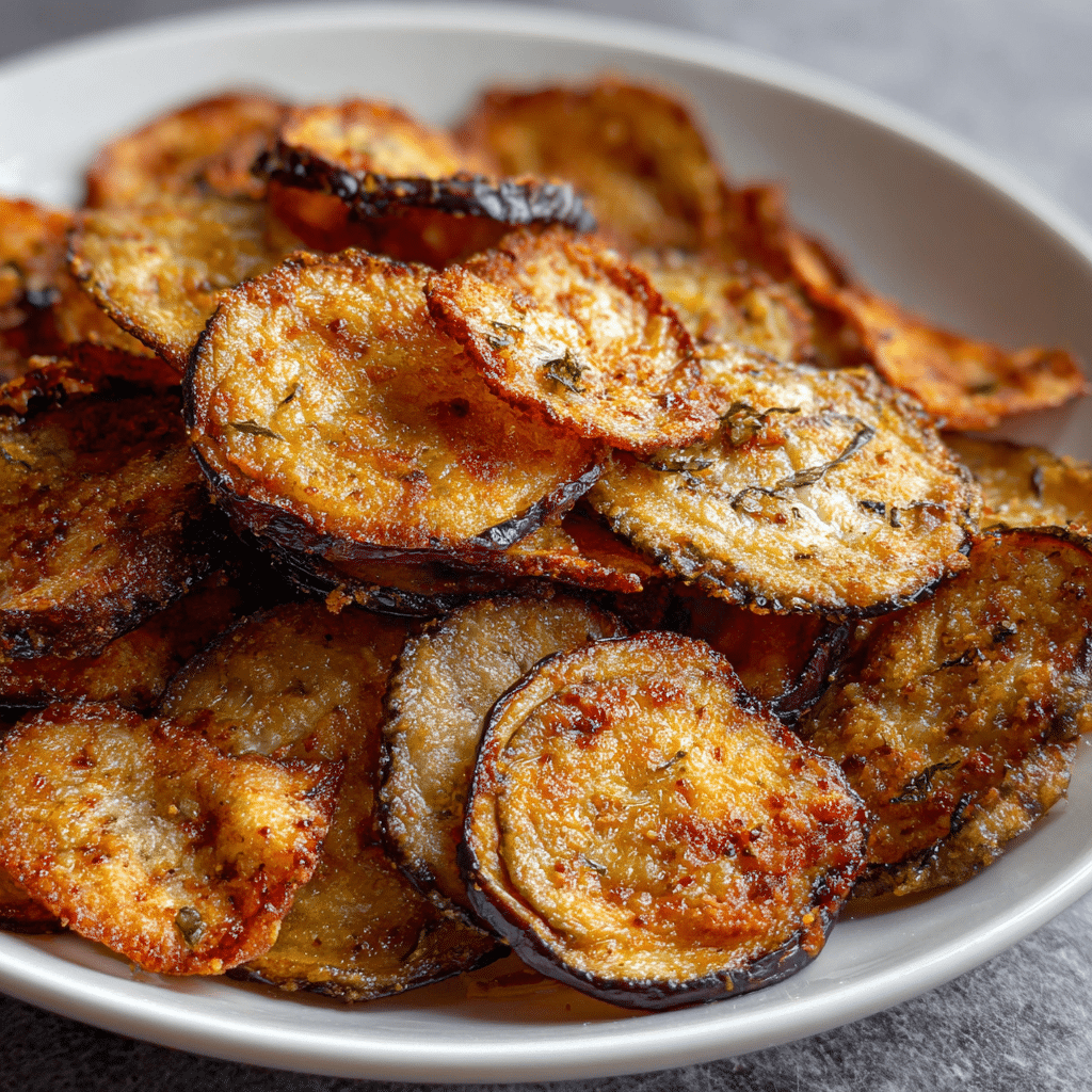 Crispy Eggplant Chips