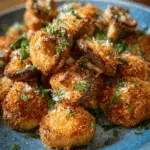 Crispy Garlic Mushroom Bites