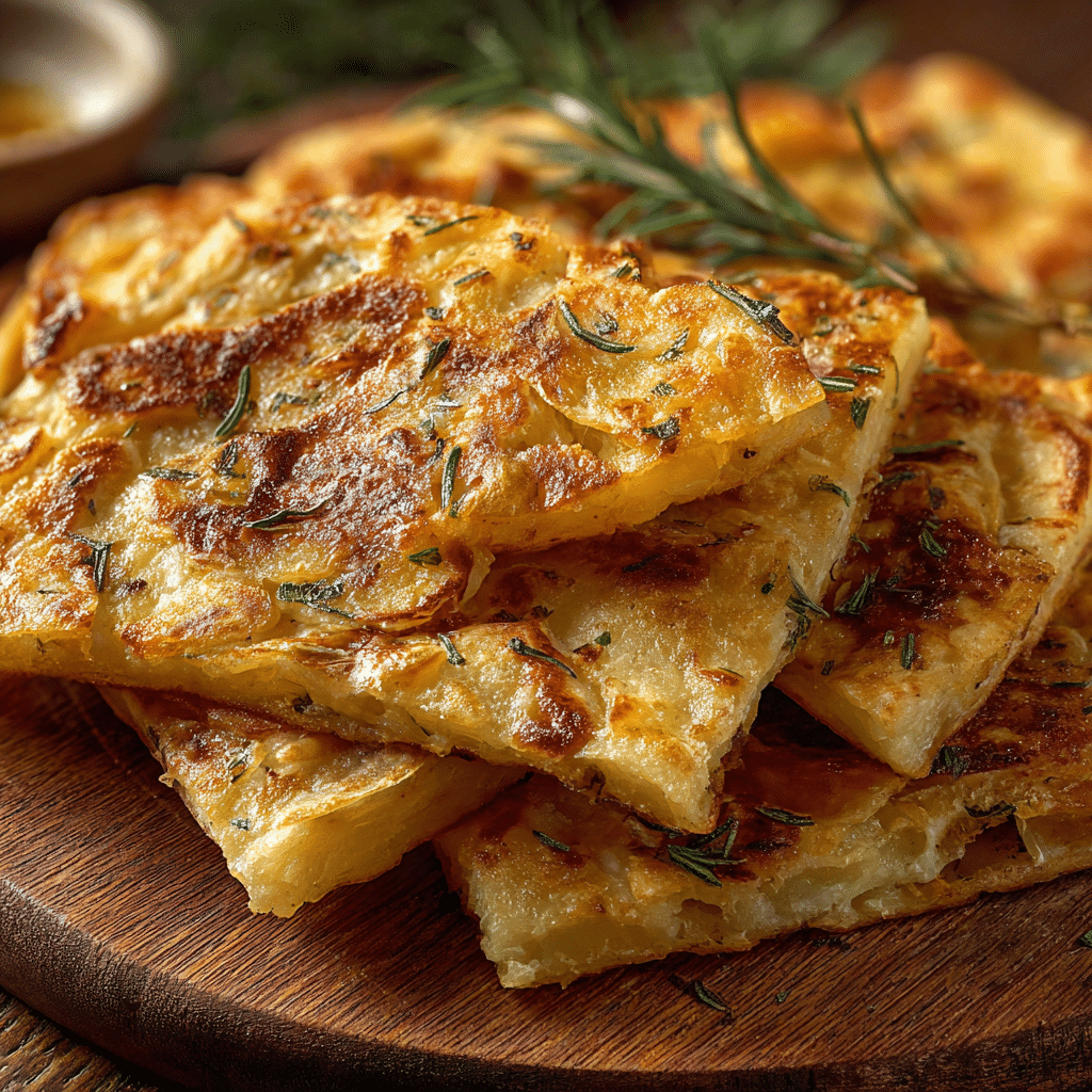 Crispy Potato Flatbread