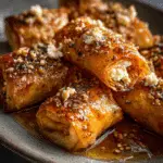Crunchy Hot Honey Feta Rolls