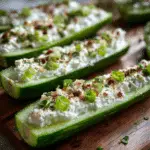 Cucumber Cream Cheese Boats