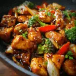 Honey Garlic Chicken Stir Fry