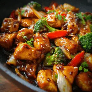 Honey Garlic Chicken Stir Fry