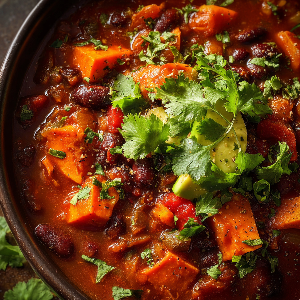 Smoky Chipotle Sweet Potato Chili