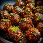 Sticky Ginger Garlic Meatballs