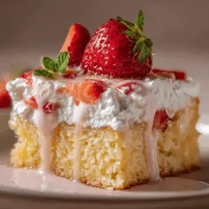 Strawberry Tres Leches Recipe
