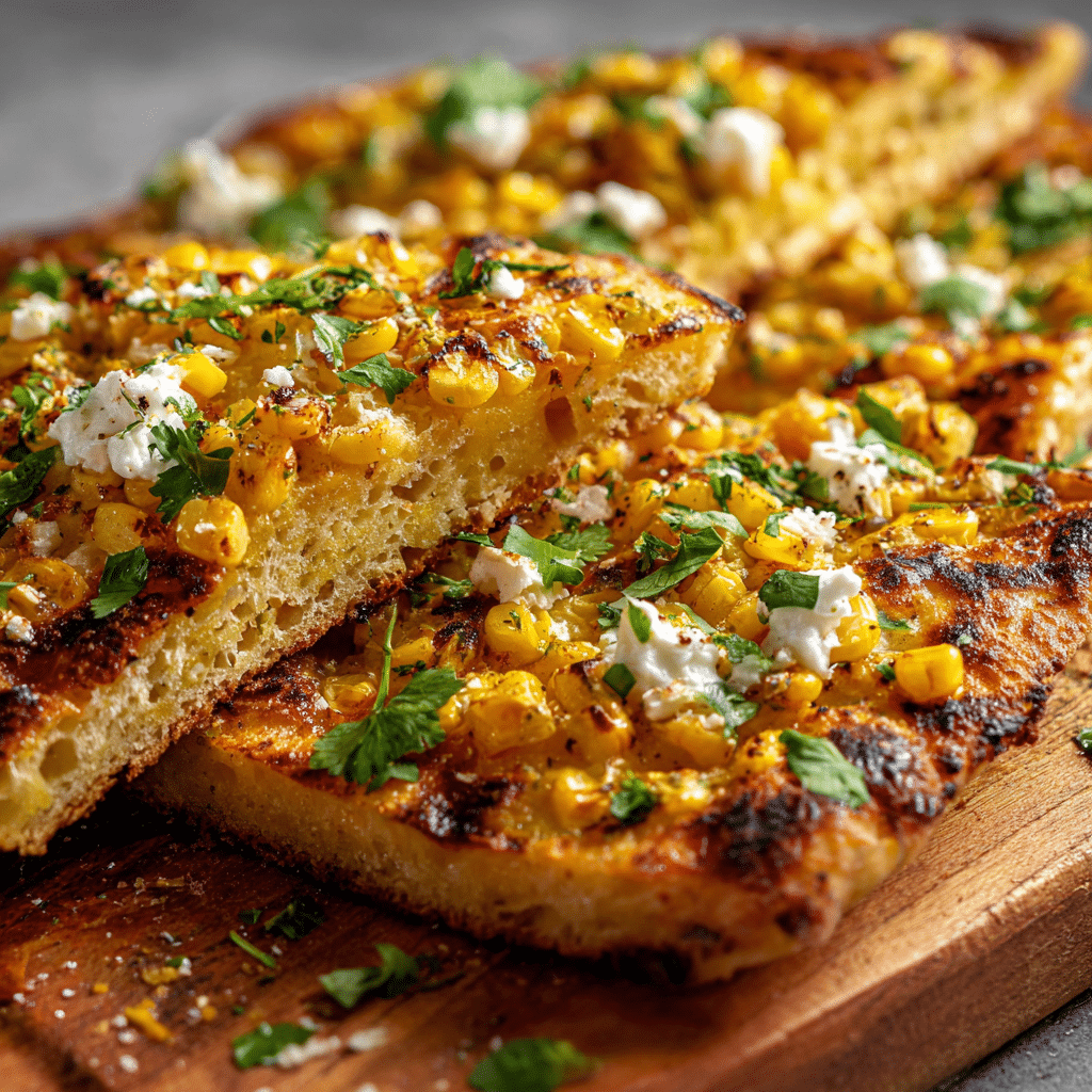 Sweet Corn Flatbread
