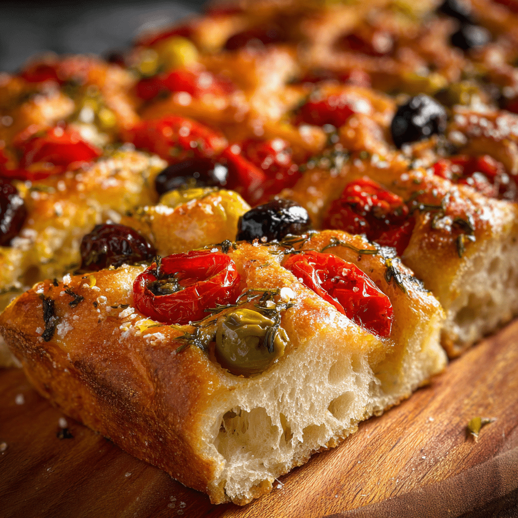 Tomato Olive Focaccia