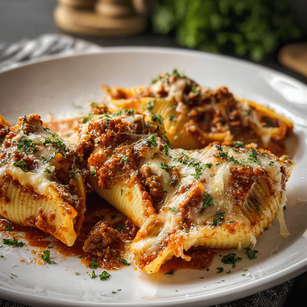 Beef Stuffed Shells