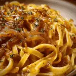 Caramelized Onion Fettuccine
