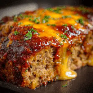 Cheesy Beef Meatloaf
