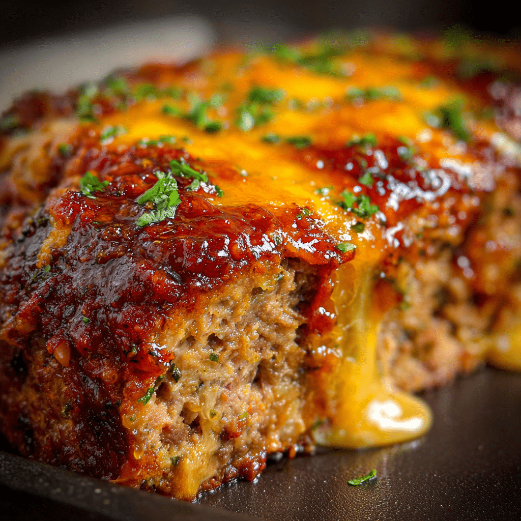 Cheesy Beef Meatloaf