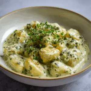 Creamy Herb Gnocchi