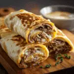 French Dip Tortilla Roll Ups