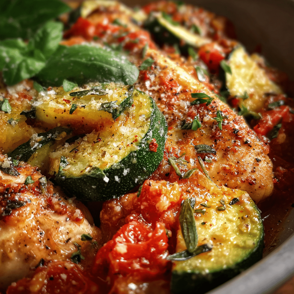 Italian Chicken with Zucchini