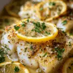 Lemon Garlic Baked Cod