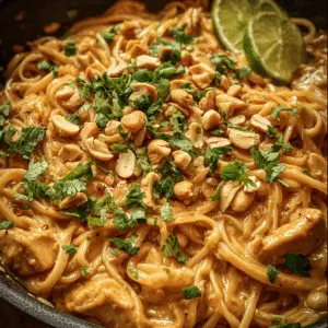 Peanut Chicken Noodles