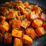 Roasted Sweet Potato Cubes
