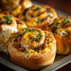 Savory Breakfast Rolls (Stuffed)