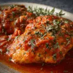 Slow Cooker Alfredo Marinara Chicken