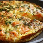 Smoked Salmon and Dill Frittata