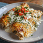 Sour Cream Chicken Enchiladas