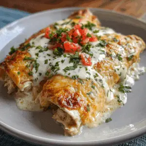 Sour Cream Chicken Enchiladas